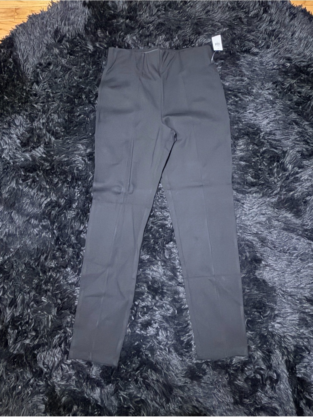Old Navy Black Women's Extra High Rise Skinny Pull on Trousers